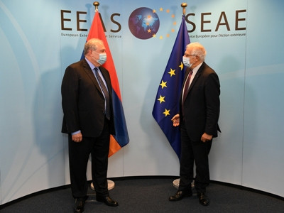 Armenia President to Josep Borrell: Turkey is directly involved in aggression against Artsakh