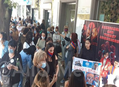 Ajaria-Armenians hold peaceful demonstration in support of Artsakh (PHOTOS)
