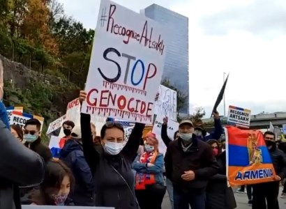 Armenians’ demonstration against Karabakh war, humanitarian crisis kicks off in New York