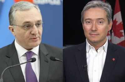 Armenia, Canada FMs discuss latest developments on Karabakh