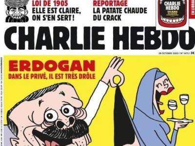 Թուրքիան արձագանքել է Charlie Hebdo ամսագրի` Էրդողանի ծաղրանկարով շապիկին