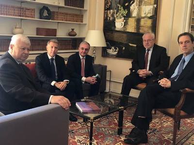 Armenia FM’s meeting with OSCE Minsk Group Co-Chairs kicks off