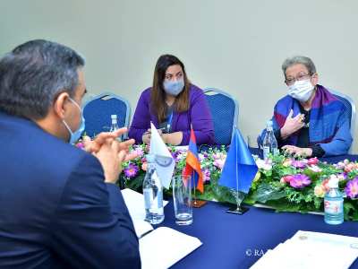 Armenia ombudsman presents to EU envoy facts about Azerbaijan army atrocities, crimes