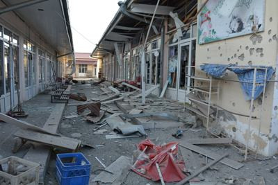Artsakh emergency service: Capital Stepanakert shelled in morning (PHOTOS)