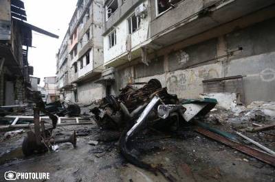 Newspaper: 40% of Karabakh capital Stepanakert is destroyed but bulk of population does not leave their hometown