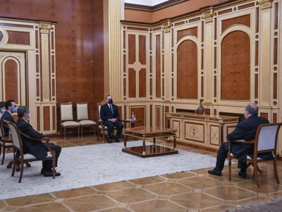 Armenia President receives outgoing Italian Ambassador