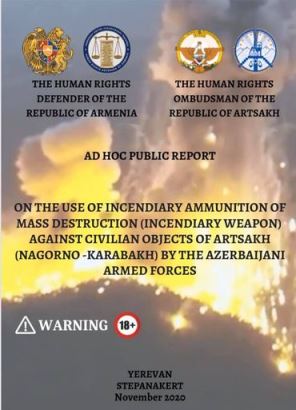 Armenia and Artsakh top human rights defenders share joint report on Azerbaijani use of weapons of mass destruction