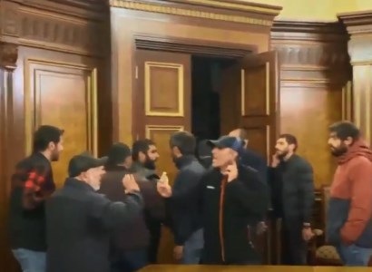 Armenian government building seized by protesters