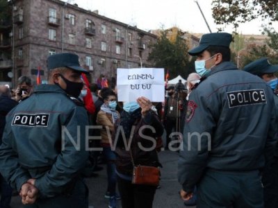 Latest on Artsakh, 12.11.20: Protests in Yerevan and opposition figures being detained, PM Pashinyan addresses nation