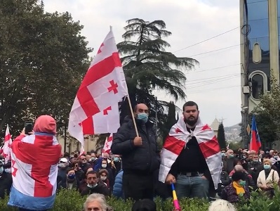 Վրաստանի ընդդիմությունը կրկին ցույց է անցկացում խորհրդարանական ընտրությունների արդյունքների դեմ