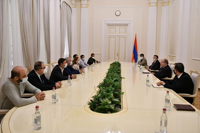 Armenia President receives deputies of ruling My Step bloc