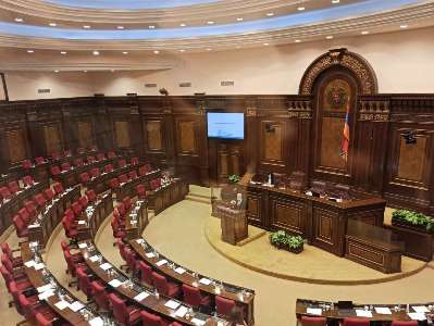 Armenia parliament opposition boycotts legislature session