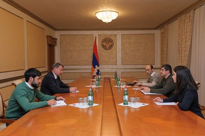 Artsakh President receives top representative of International Committee of the Red Cross mission