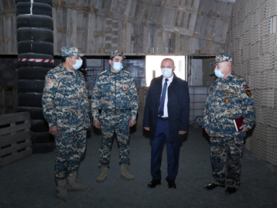 ԱԻ նախարարն այցելել է Լուսակերտ ուսկենտրոն, ՓԾ Քաղաքացիական պաշտպանության վարչության ուժերի հավաքական կենտրոն
