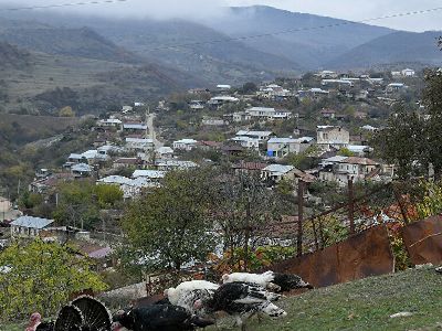 Armenian motorized rifle troops blow up military base barracks, buildings while leaving Karvachar