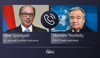 Armenia FM, UN chief discuss Turkey-Azerbaijan military aggression’s consequences for region