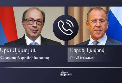 Լավրովն ու Այվազյանը հեռախոսով քննարկել են Հայաստանի արտգործնախարարի առաջիկա այցը Մոսկվա