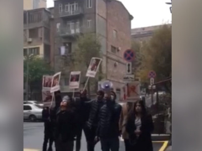 Protest held near Armenia parliament vice speaker's house