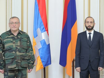 Արարատ Միրզոյանը հանդիպել է Արցախի Ազգային ժողովի նախագահի հետ