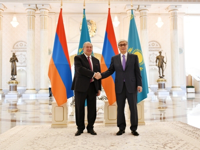 Արմեն Սարգսյանը շնորհավորել է Ղազախստանի նախագահին` Անկախության օրվա առթիվ