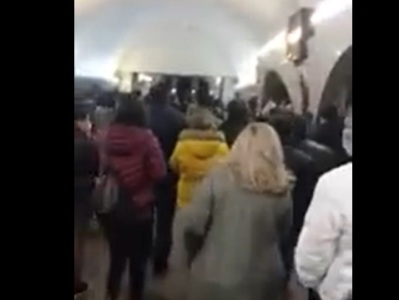 «Նիկոլ դավաճան». Ակցիա մետրոյի կայարանի ներսում