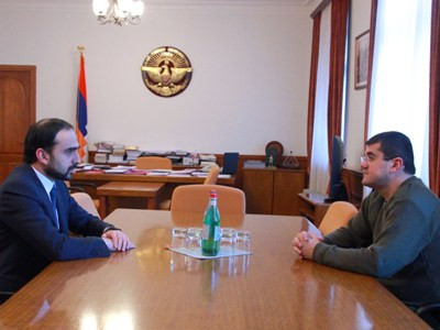 Արայիկ Հարությունյանը Տիգրան Ավինյանի հետ քննարկել է Արցախում ենթակառուցվածքների վերականգնմանն առնչվող մի շարք հարցեր