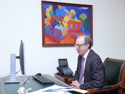 Արա Այվազյանը տեսազրույց է ունեցել Նիդերլանդների Թագավորության ԱԳ նախարար Ստեֆ Բլոկի հետ
