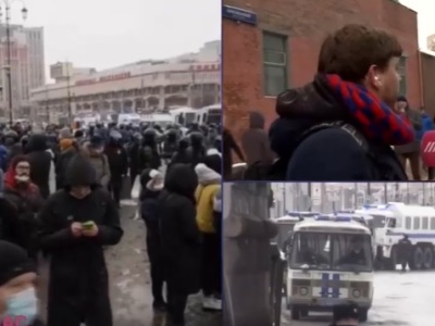 Ոստիկանությունը ցրել է «Մատրոսկայա տիշինա» քննչական մեկուսարանի մոտ հավաքված Նավալնիի կողմնակիցներին