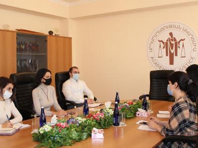 Արդարադատության ակադեմիա են  այցելել ԵԽ ծրագրի ներկայացուցիչները