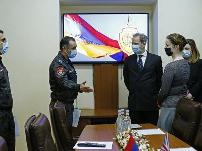 Փոխոստիկանապետ Արա Ֆիդանյանն ընդունել է Հայաստանում Մեծ Բրիտանիայի դեսպանության պատվիրակությանը