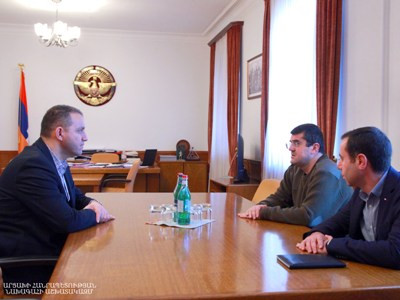 ԱՀ նախագահ Արայիկ Հարությունյանն ընդունել է ՀՀ Էկոնոմիկայի նախարար Վահան Քերոբյանին