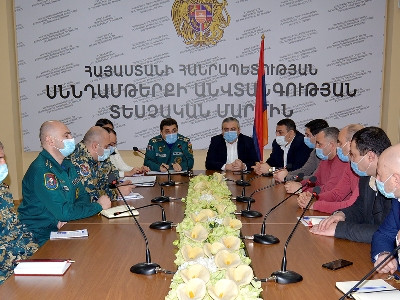 Քննարկվել են արտակարգ իրավիճակներում քաղպաշտպանությանն առնչվող խնդիրները, անցկացվել է ուսումնավարժություն