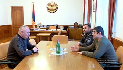 Արայիկ Հարությունյանն ընդունել է ՀՀ ԱԻ նախարար Անդրանիկ Փիլոյանին