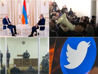 Protests resume in Yerevan, Twitter blocks 35 accounts ‘created to target Azerbaijan’, Feb.24 digest