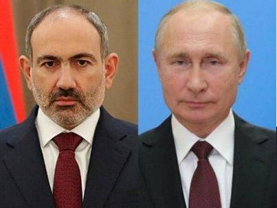 Путин и Пашинян обсудили ситуацию в Армении