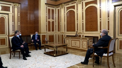 Armenia President meets with opposition movement representatives