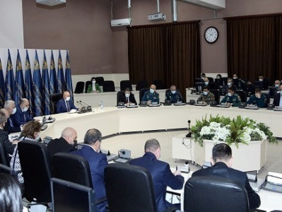 Արտակարգ իրավիճակների նախարարը սպայական կոչումներ է հանձնել (ֆոտո)