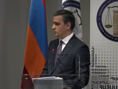 Armenia ombudsman: International community must actually prove priority of human rights