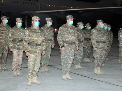 Subsequent Armenian peacekeeping contingent returns to Armenia