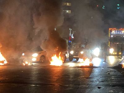 Protesters block main road between Beirut and northern Lebanon
