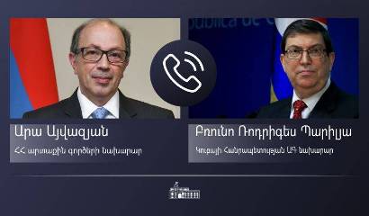Armenia, Cuba FMs exchange views on prospects of cooperation within Eurasian Economic Union