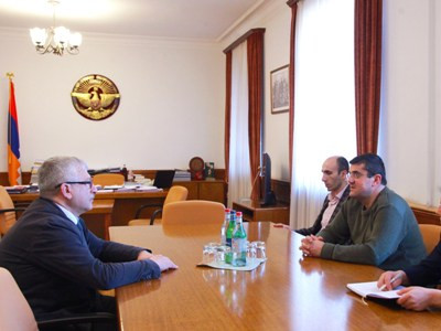 Karabakh President receives head of Armenia's National Center for Professional Education Quality Assurance