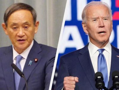 Suga and Biden announce Japan-US cooperation