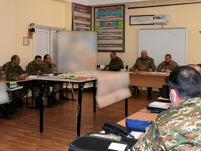 5-րդ զորամիավորումում անցկացվել է հրամանատարաշտաբային զորավարժություն