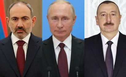 Putin discusses implementation of Nagorno-Karabakh agreements with Pashinyan and Aliyev