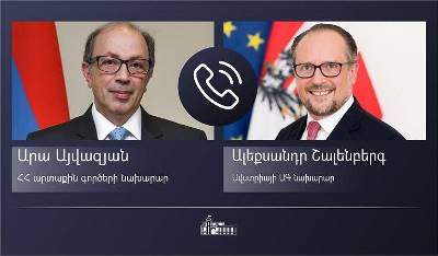 Armenia FM holds phone talks with Austrian counterpart