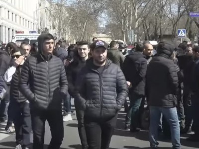 Homeland Salvation Movement's protest ends near building of Armenian MFA