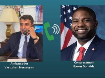 Armenian Ambassador to US and member of House of Representatives discuss issue of Armenian prisoners