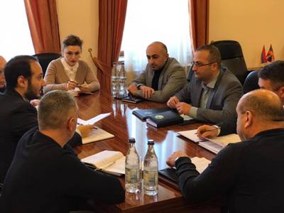 Armenia deputy economy minister-led delegation has several meetings in Karabakh