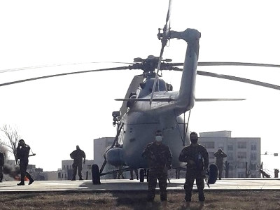 Armenian peacekeepers in Kosovo participate in multinational military exercise